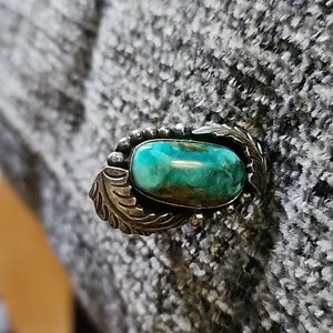 Authentic Indian turquoise ring. I think Navajo
